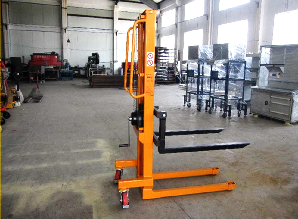 LS350 manual winch stacker